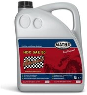 MATHY Motor&ouml;l MATH&Eacute; HDC SAE 30 5,0 l, (1-tlg), Einbereichs Motor&ouml;l