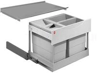 Hailo Einbaum&uuml;lleimer Hailo Abfallsammler 3644832 Raumspar-Tandem-S-plus 2x...