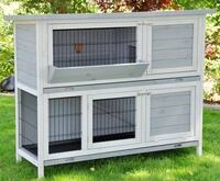 nanook Kleintierk&auml;fig Kleintierstall Bommel 122 x 50 x 101 cm grau