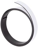 FRANKEN Magnet Franken M80109 Magnetband - 100 cm x 5 mm, wei&szlig;