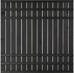 PLUS Gartenzaun Plus Zaunelement Rustik 180 x 180 cm schwarz