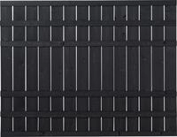 PLUS Gartenzaun Plus Zaunelement Rustik 180 x 138 cm schwarz