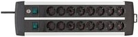 Brennenstuhl Premium-Alu-Line Technik Steckdosenleiste, 16-fach Duo 1391000916