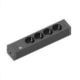 Bachmann CONNECT LINE 4xSchutzkontakt Steckdosenleiste (Kabell&auml;nge 2 m),...
