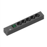 Bachmann CONNECT LINE 5xSchutzkontakt Steckdosenleiste (Kabell&auml;nge 2 m),...