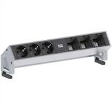 Bachmann DESK2 3x Schutzkontakt 3x ABD Steckdosenleiste (Kabell&auml;nge 0.2 m),...