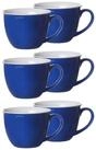Ritzenhoff & Breker Tasse Doppio Jumbotassen 350 ml 6er Set, 6-tlg., Porzellan