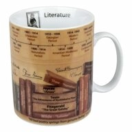 K&ouml;nitz Becher Literature Wissensbecher Englisch 460 ml, Porzellan