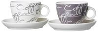 Ritzenhoff & Breker Cappuccinotasse Cornello Cappuccino Becher 4er Set, 4-tlg.,
