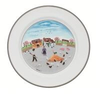 Villeroy & Boch Speiseteller DesignNaif Speiseteller, (1 St), Premium Porcelain,