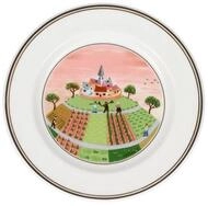 Villeroy & Boch Brotteller Design Naif Brotteller D&ouml;rfchen &oslash; 17 cm, (1 St)