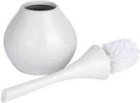 WENKO WC-Garnitur Flakon, B&uuml;rstenkopf-Durchmesser 6,5 cm