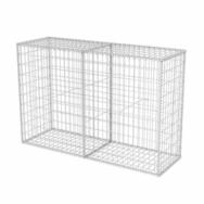 vidaXL Gartenzaun Gabionenkorb Stahl 150&times;50&times;100 cm, (1-St)