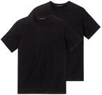 Schiesser T-Shirt Essentials (2-tlg) mit Rundhals-Ausschnitt, formstabil,...