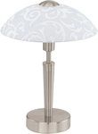 EGLO Tischleuchte SOLO Tischlampe, Stahl und Glas, E14, IP20, Schreibtischlampe,