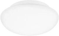 EGLO Deckenleuchte Ella Deckenlampe, Wohnzimmerlampe, Stahl und Glas, E27,