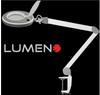 Lumeno Lupenlampe 821X LED dimmbare Lupenleuchte mit kristallklarer 127mm...