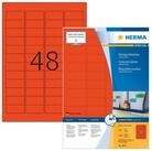 HERMA Etikettenpapier Herma Etiketten permanent haftend 45,7 x 21,2 mm rot 100...