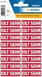 HERMA Etiketten Textetikett Kleinpackung Eilt sehr 12x40 mm rot VE=320 St&uuml;ck
