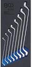 BGS Ringschl&uuml;ssel BGS Werkstattwageneinlage 1/3: Doppel-Ringschl&uuml;ssel-Satz SW 6x7 -