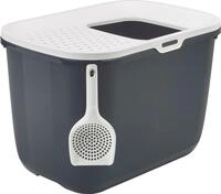 Nobby Katzentoilette Nobby Katzentoilette Hop In anthrazit-wei&szlig; 58,5 x