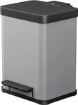 Hailo M&uuml;lleimer &Ouml;ko duo Plus M, 18 l, Stahlblech o. Edelstahl, Kunststoff