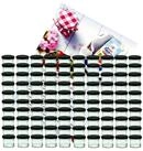 MamboCat Einmachglas 100er Set Sturzglas 125 ml Marmeladenglas To 66 schwarzer