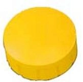 MAUL Magnet Rundmagnet Solid 15 mm 0,15 kg Haftkraft 10 St&uuml;ck gelb