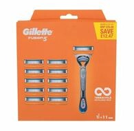 Gillette Rasierklingen Fusion Mens Shaver Blue Gray