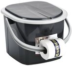 BranQ Campingtoilette 1305 Toiletteneimer, Reise WC Toilette Toiletteneimer Eimer