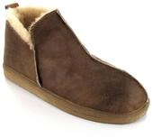 Shepherd Damen Lammfellhausschuh Annie, antique cognac Hausschuh Echtleder,