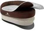 Knuffelwuff Tierbett Hundebett Jessy, Orthop&auml;disch braun 85 cm x 135 cm