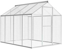 vidaXL Voliere 178 x 242 x 192 cm Au&szlig;envoliere Aluminium 178x242x192 cm