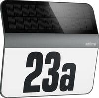 steinel Hausnummer Steinel LED Solar-Hausnummernleuchte Xsolar LH-N, Nicht dimmbar