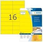 HERMA Etikettenpapier Herma Etiketten abl&ouml;sbar 105 x 37 mm gelb 20 Bl 320 Etik.
