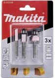 Makita Fr&auml;sbohrer Fr&auml;ser-Set 3-tlg. 6mm
