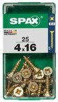 SPAX Holzbauschraube Spax Universalschrauben 4.0 x 16 mm PZ 2 - 25 Stk.