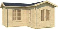 LASITA MAJA Gartenhaus PORTSMOUTH, BxT: 450x448 cm, (Set, inkl. Fussbodenbretter zum