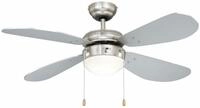 AireRyder Deckenventilator Deckenventilator Classic 105 cm Nickel / Silber, Mit