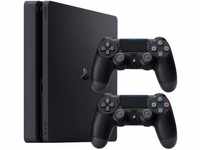 PlayStation 4 Slim (Bundle, inkl. 2 PlayStation 4 Wireless DualShock Controller)
