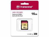 Transcend Transcend SDHC Karte 16GB Speicherkarte 500S UHS-I U1 Class 10