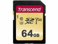 Transcend SDXC-Karte 64GB Class 10 UHS-I Speicherkarte