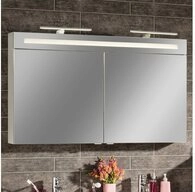 FACKELMANN Badezimmerspiegelschrank B.clever Spiegelschrank 120cm - 2 T&uuml;ren