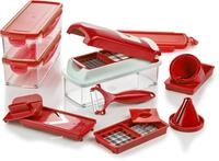 Genius Gem&uuml;seschneider Nicer Dicer Smart, inkl. Julietti, Set 16-tlg., W&uuml;rfel,