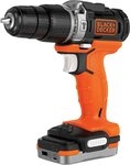 Black + Decker Akku-Schlagbohrschrauber Akku-Schlagbohrschrauber inkl. Akku,