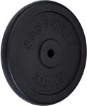 ScSPORTS&reg; Hantelscheibe Hantelscheiben Set Gusseisen 40 - 120 kg, 30 kg, (1-tlg)