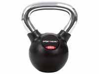 Sport-Thieme Kettlebell Kettlebell Gummiert mit glattem Chrom-Griff, Ideal für