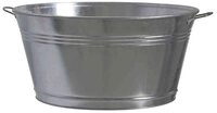 Siena Garden Pflanzk&uuml;bel Zinkwanne, silber, &Oslash; 51 x 25 cm Stahlblech, verzinkt