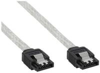 Inline SATA 6Gb/s Kabel rund, mit Lasche, 0,5m Computer-Kabel