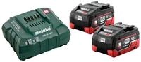 metabo Metabo Akku Basis Set 2x 5,5 Ah Werkzeugakku inkl. Ladeger&auml;t Akku-Set